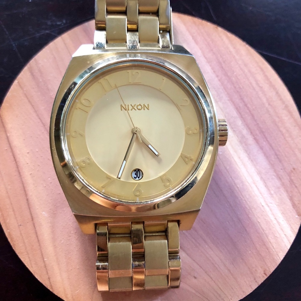Nixon Unisex Monopoly 100 m Stainless Steel Gold